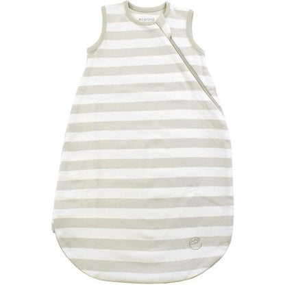 Ecolino Organic Cotton Baby Sleep Sack | 2-Way Zipper Wearable Blanket for Toddlers | Silver, 18-36 Months