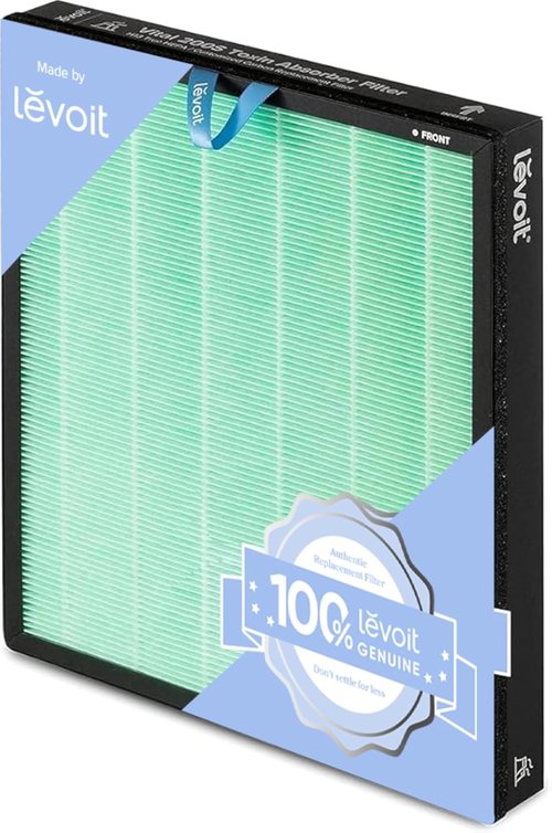 LEVOIT Vital 200S-P Air Purifier Replacement Filter - HEPA & Activated Carbon for Odor Control | 1 Pack, Green