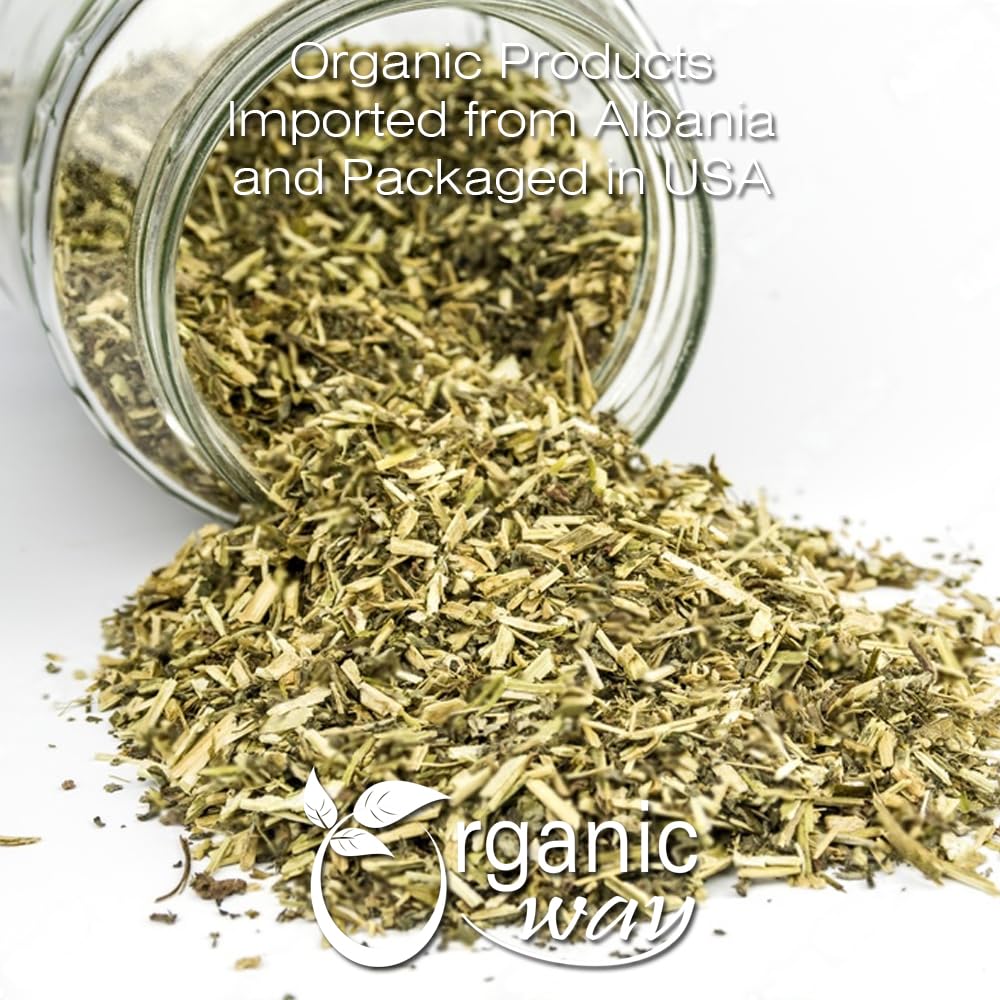 Organic Way Catnip Leaf and Flower Cut & Sifted (Nepeta cataria) - Herbal Tea | European Wild-Harvest | Kosher & USDA Certified | Vegan, Non-GMO & Gluten Free | 100% Raw from Albania (1/4LBS / 4Oz.)