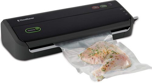FoodSaver Vacuum Sealer Machine - Includes Starter Bags & Rolls for Fresh Food Storage
