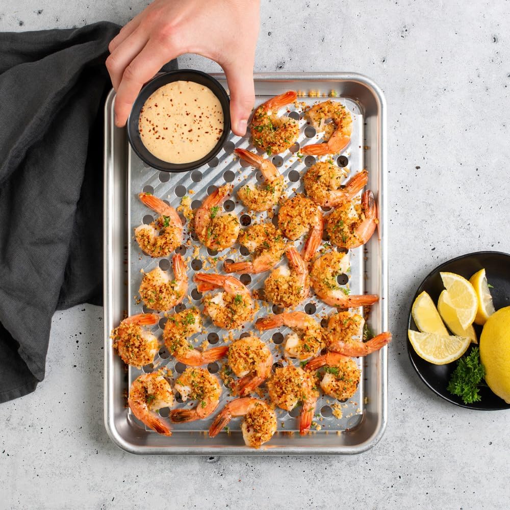 Nordic Ware Naturals Quarter Sheet - Versatile Oven & Cooling Rack | Perfect for Baking & Cooking