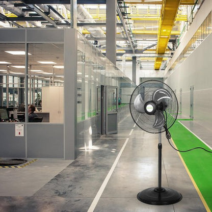 hykolity 18" 3850 CFM High Velocity Pedestal Oscillating Fan, 3-Speed Heavy Duty Industrial Metal Standing Fan with Aluminum Blades for Garage, Warehouse, Commercial and Residential