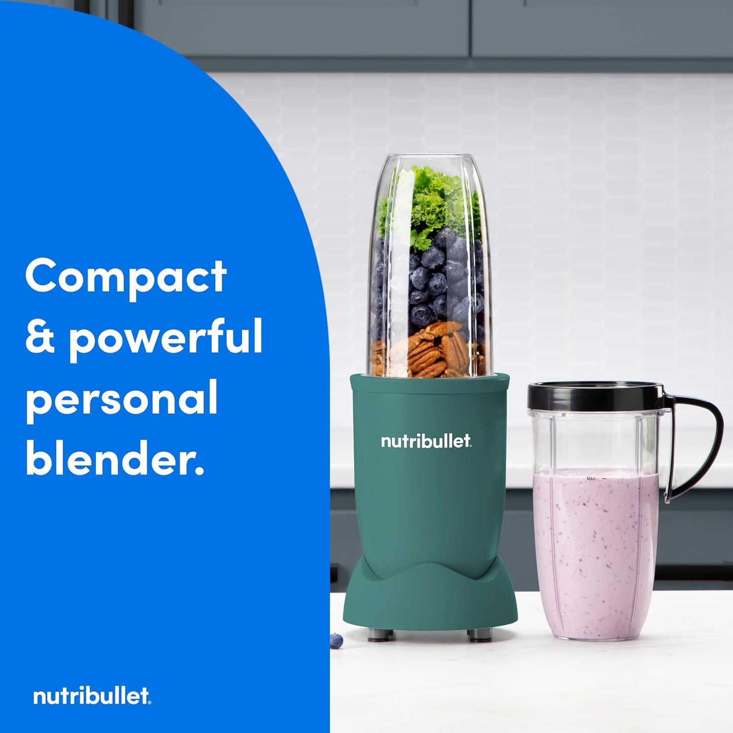 Nutribullet® Pro Nutrient Extractor - 900W Power | Stylish Matte Eucalyptus Finish