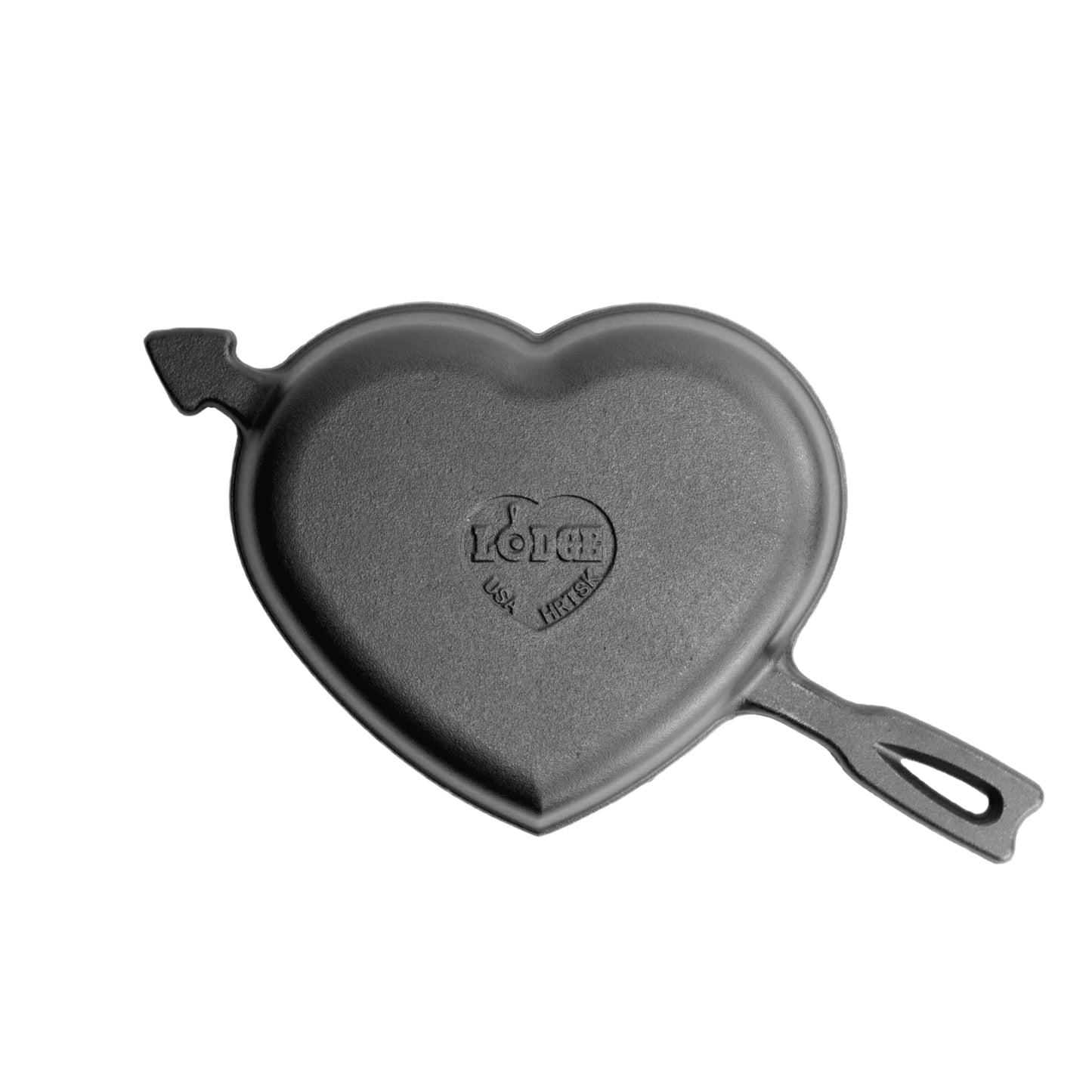 Lodge Seasoned Cast Iron Heart Skillet