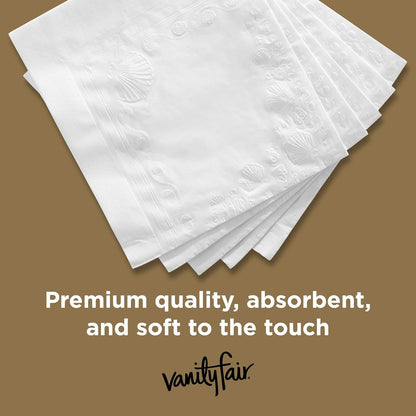 Vanity Fair Disposable Paper Napkins - 40 Count | Perfect for Entertaining and Events