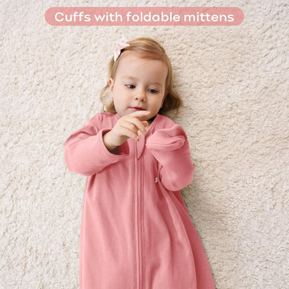 Yoofoss Baby Sleep Sack - 100% Cotton Long Sleeve Wearable Blanket for Infants 6-12 Months | 0.5 Tog, Lightweight