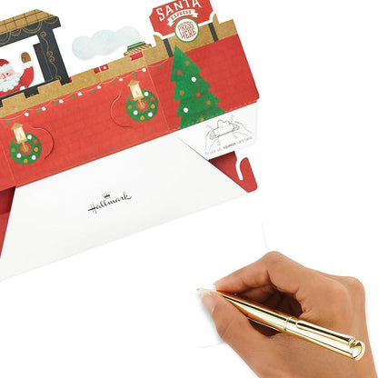 Hallmark Christmas Train Pop-Up Card with Sound – Moves and Deck the Halls