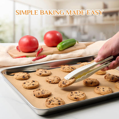 MUCHII Parchment Paper Sheets - 200 Pcs Non-Stick, 12 x 16 Inch for Baking, Grilling & Air Frying