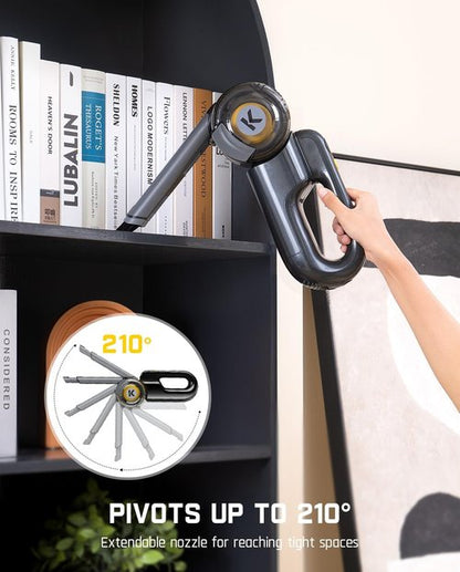 Fanttik Fold V10 Ultra Deluxe Handheld Vacuum - 17kPa Suction Power, 35 Min Runtime, Smart LED Display