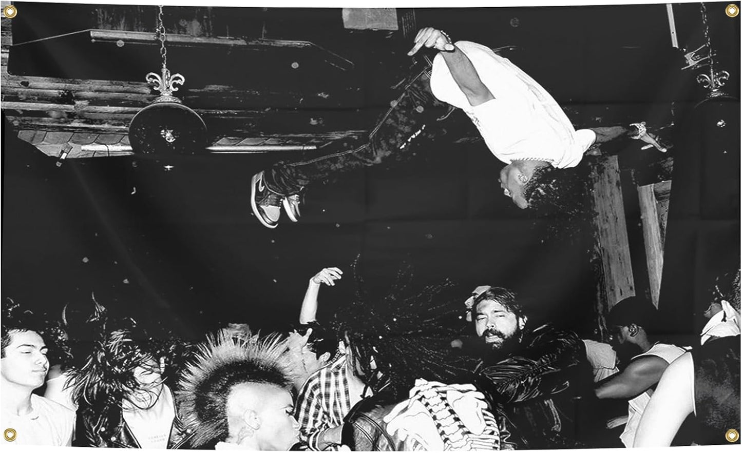 Playboi Carti - Die Lit Album Cover Flag Banner | Durable 3x5 Feet Wall Tapestry for Indoor & Outdoor Decor