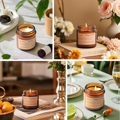12 Pack Scented Candles Gift Set - Natural Soy Aromatherapy Candles (12 Pack)