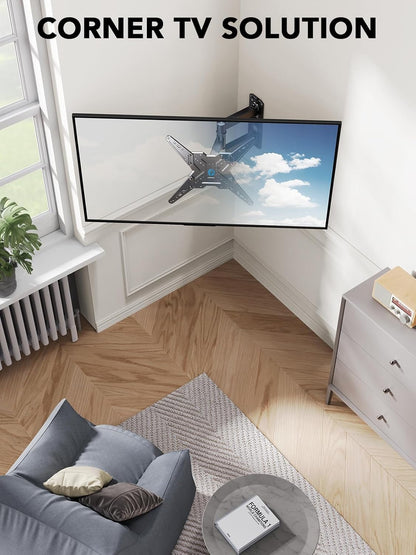 Pipishell Full Motion TV Wall Mount - Swivel, Tilt & Extension for 26-60 Inch TVs | Holds Up to 77 lbs
