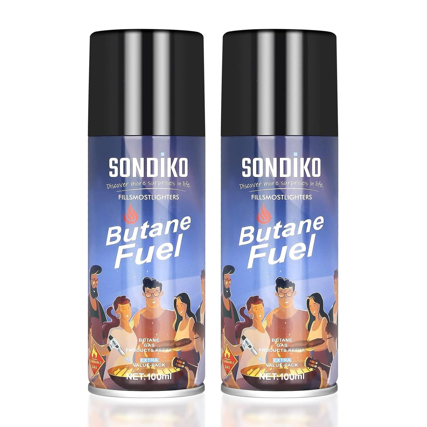 Sondiko Kitchen Torch - Versatile Culinary Tool for Soldering and Cooking | Butane Included