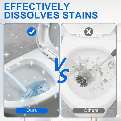 Disposable Toilet Brush and Holder Set, with 30 PCS Toilet Wand refills for Clorox.