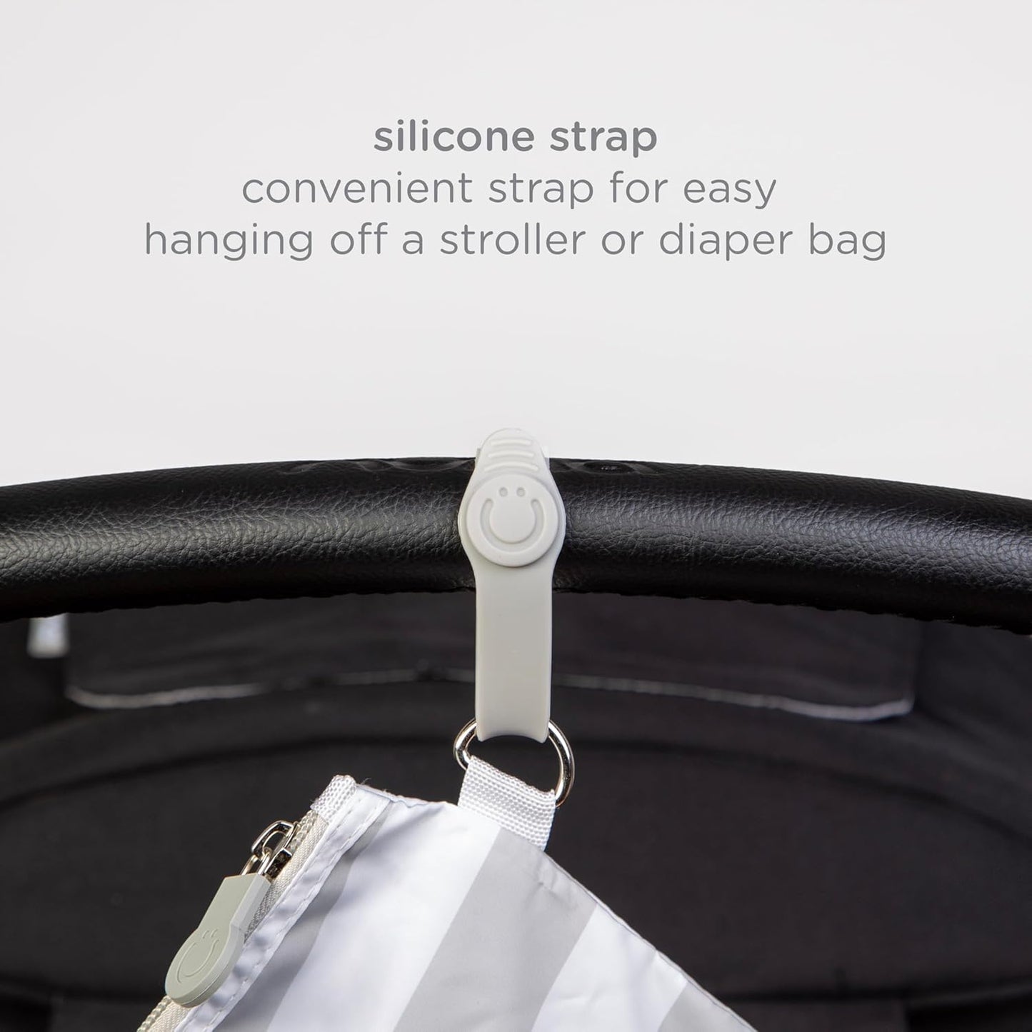 Ubbi On-the-Go Changing Mat - Soft, Portable Diaper Bag Accessory for Newborns | Easy to Clean, Gray