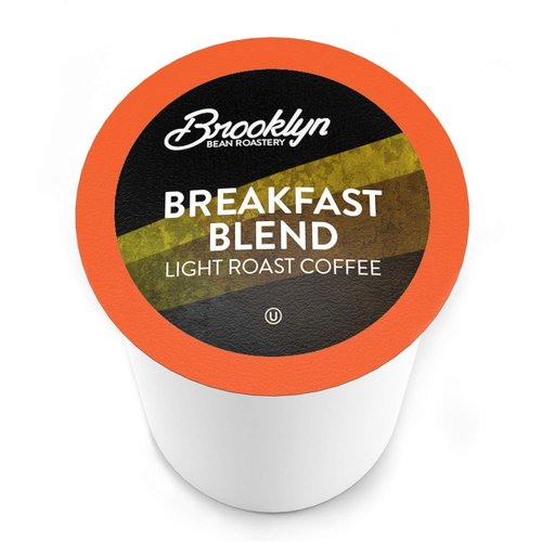 Brooklyn Beans Light Roast Coffee Pods - Gourmet Flavor | Compatible with 2.0 Keurig Brewers, 72 Count