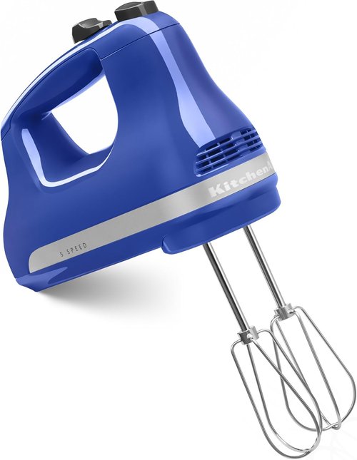 KitchenAid 5-Speed Hand Mixer - Twilight Blue | Versatile Mixing for All Your Baking Needs