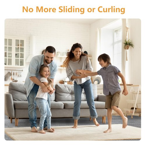 Rug Carpet Gripper Keep Rug in Place on Carpet, Non Slip Rug Pads Grippers for Hardwood Floors and Tiles 12 PCS