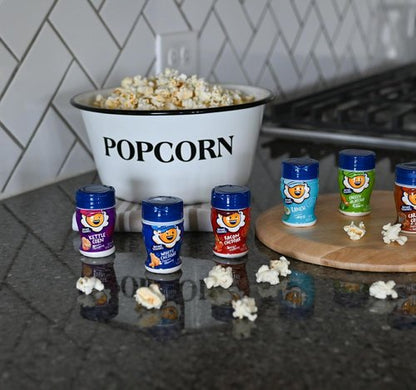 Kernel Season's Popcorn Seasoning Variety Pack - 8 Mini Jars, 0.9 Ounce Each | Flavorful Toppings