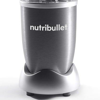 NutriBullet High-Speed Blender System - 12-Piece Set, 600 Watts, Sleek Gray Design