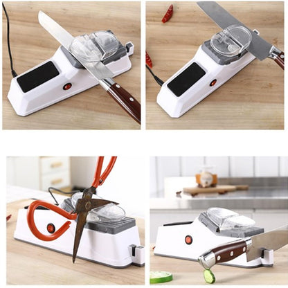 Surudoisharp Pro Electric Knife Sharpener, Electric Knife Sharpener, Multifunctional Professional Double-Sided Knife Sharpener3s Fast Sharpening, Knives Automatic Knives Sharpener
