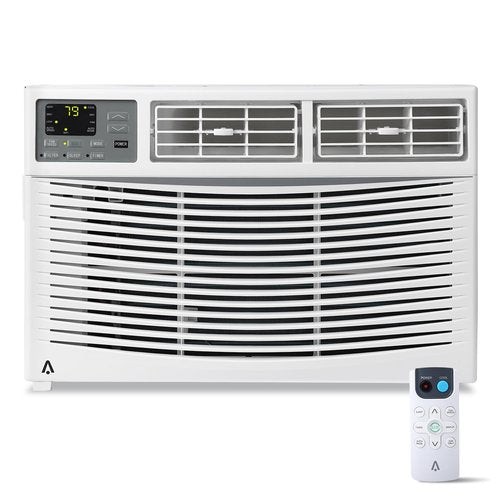 Towallmark 8,000 Btu Window Air Conditioner, Cools Up to 350 Sq. Ft with Cooling, 3 Fan Speed, Window-Mounted Room Ac Window Unit with Remote, Easy Install Kit for Home