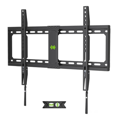 USX MOUNT Fixed TV Wall Mount,Low Profile TV Mount for Most 37-86 Inch Flat Screen Televisions,Max VESA 600x400mm Wall Mount Bracket Holds up to 132 lbs,Fits 16"/18"/24" Wood Studs,Quick Release Lock