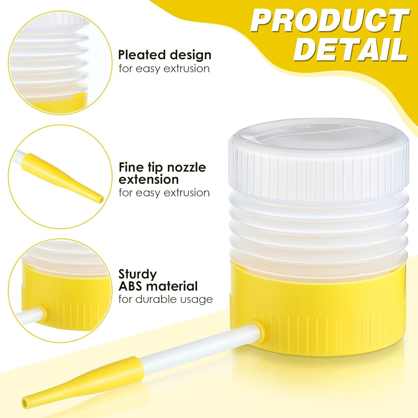 Qualirey Diatomaceous Earth Powder Duster - 6 Inch Extension Nozzle for Effective Pest Control