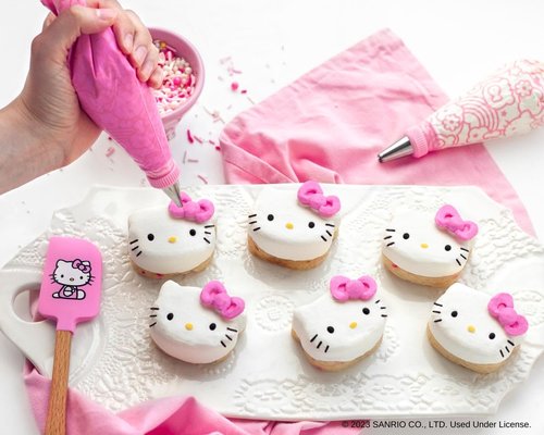Handstand Kitchen Hello Kitty Ultimate Baking Party Set with Cupcake Mold, Cookie Cutters and More