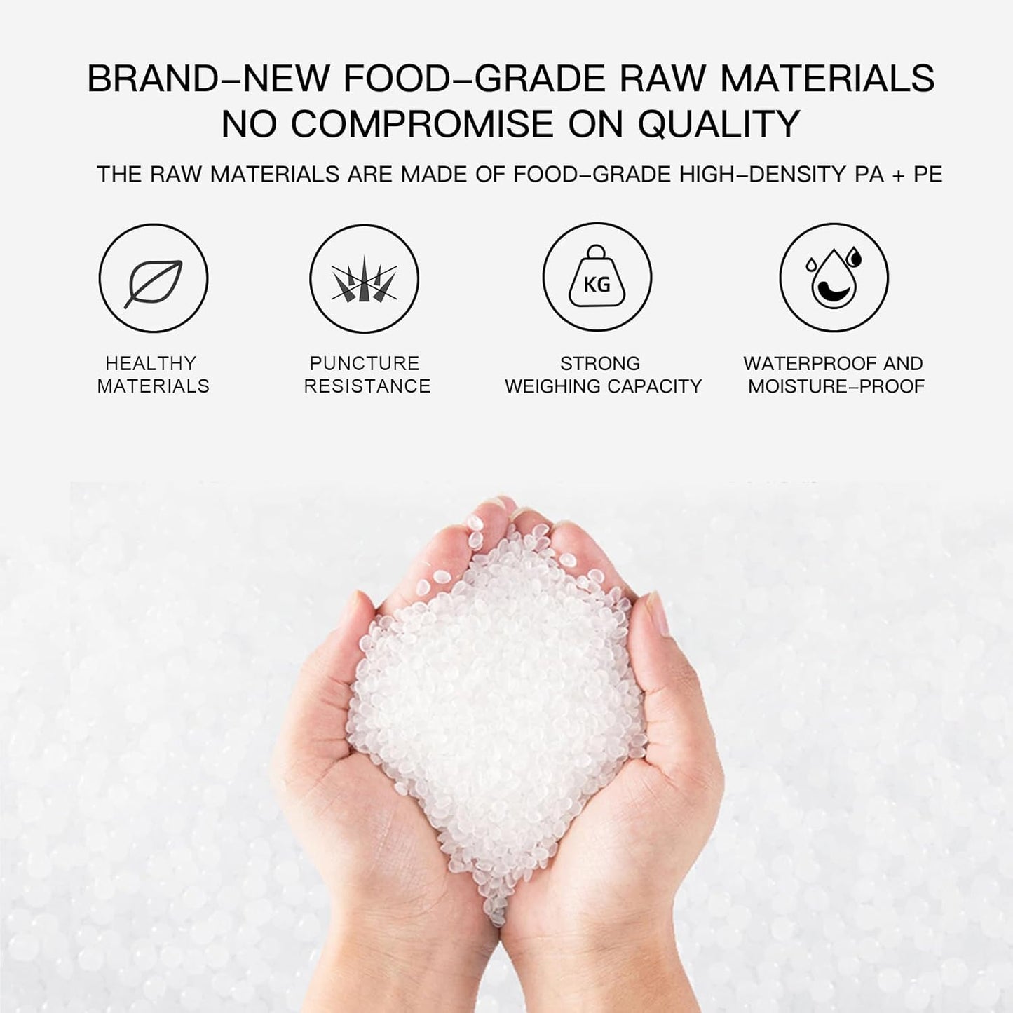 MEGAWISE Vacuum Sealer Bags - BPA-Free Food Preservation Bags | 8'' x 12'' | 110 Count, Double-Sided Texture