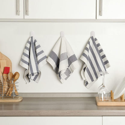 Yulejo Adhesive Wall Hangers - Durable White Hooks for Towels, Jackets & Kitchenware (20 Pack)