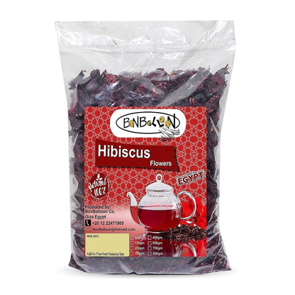 Dried Roselle Hibiscus Egyptian Aswani Herbal Tea Loose Organic Karkade Flowers Healthy Tea Tea - Vitamins Rich Caffeine-Free - Hot and Iced Tea ÙƒرÙƒدÙŠÙ‡ (17.64 oz / 500 gm )