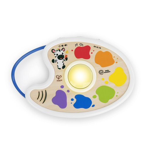 Baby Einstein + Hape Playful Painter Magic Touch Color Palette Light Up Toy, Color Learning Toy, Music Toy, Ages 6+ Months