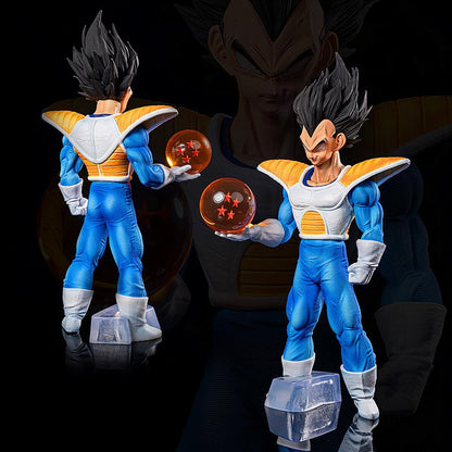 Vegeta Action Figure Statue by DZB - 11 Inch PVC Collectible for Birthday Gifts