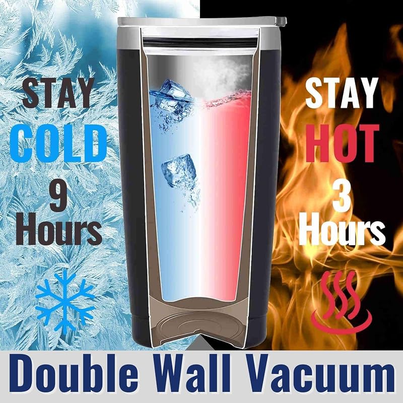20 oz Stainless Steel Insulated Travel Mug - Dominican Gifts & Dominican Republic Flag