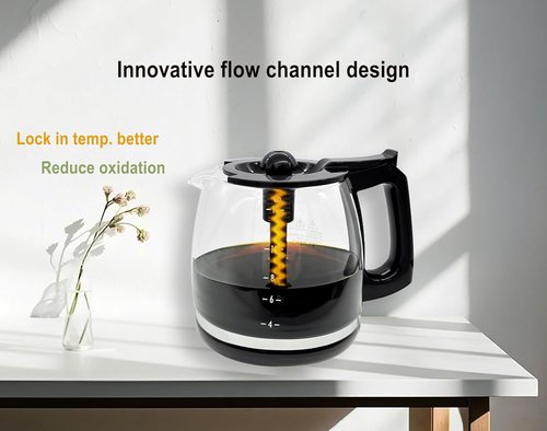 Hamilton Beach 12-Cup Coffee Carafe - Heat Resistant Glass, BPA-Free, Compatible with Flexbrew Models