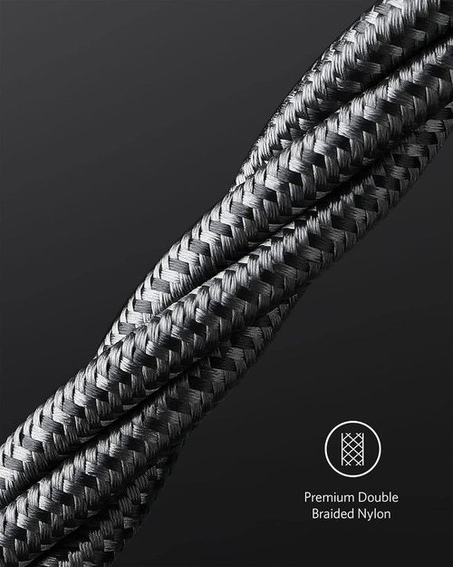 Anker USB C to USB C Cable - 6 FT Fast Charging 100W Charger Cord for iPhone 17, MacBook Pro, Pixel (Black)
