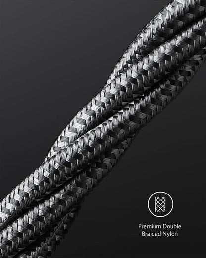 Anker USB C to USB C Cable - 6 FT Fast Charging 100W Charger Cord for iPhone 17, MacBook Pro, Pixel (Black)