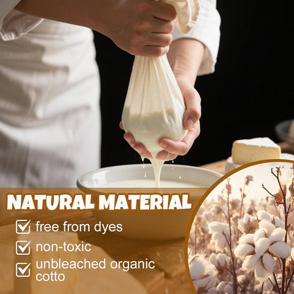 Skiennix Cheese Cloths - 15 PCS Organic Cotton Straining Cloths, 20x20 Inch, Reusable & Unbleached