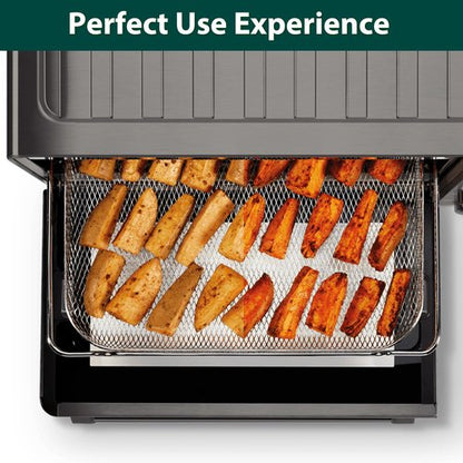 BOV900 Air Fryer Basket Replacement Parts for Breville Smart Oven Air Fryer Pro BOV900BSS Mesh Basket BOV950 BOV950BSS Air Fryer Rack 304 Stainless Steel Oven Rack SP0016259 Air Fry Rack 1 Pcs