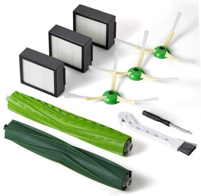 iRobot Replacement Parts - Dual Multi-Surface Rubber Brushes & HEPA Filters for E, I & J Series | Combo i5, j5