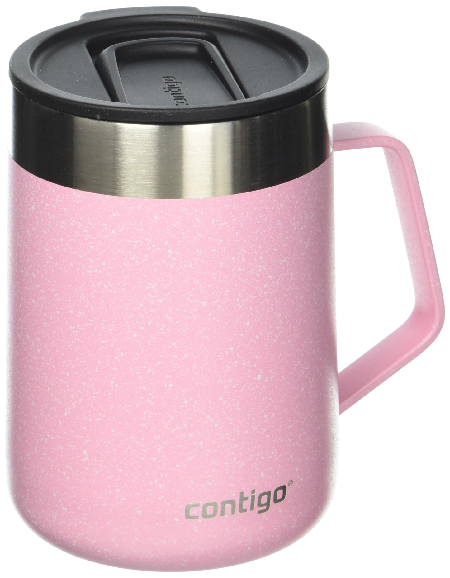 Contigo Streeterville Mug with Handle, 14 oz, Azalea Powder Coat Speckle