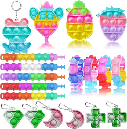 Mivanlin 117 Pcs Fidget Toys Set - Fun Party Favors for Kids 4-12 | Treasure Box & Goodie Bag Stuffers