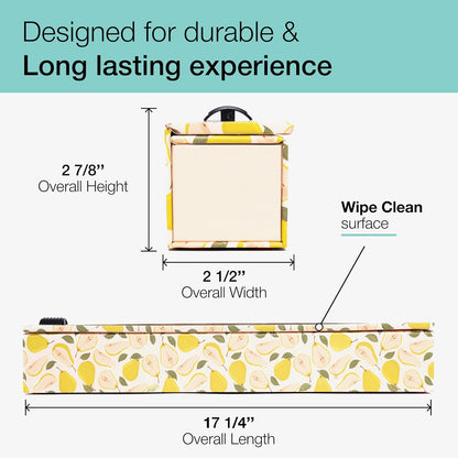 ChicWrap Parchment Paper Dispenser - Unbleached 15"x 33' Roll for Baking & Cooking | Reusable with Slide Cutter
