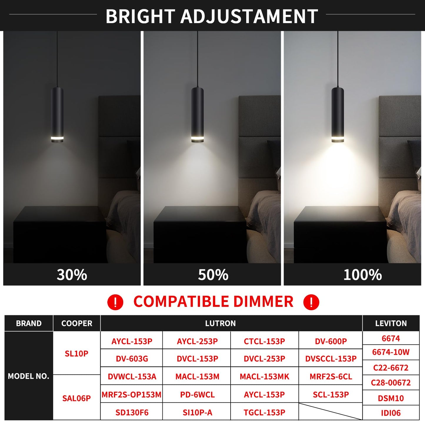 OKELI Modern Pendant Island Light Square 3-Light Smart