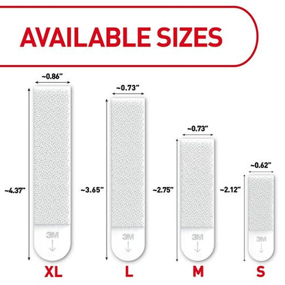 Command 20 lb XL Heavyweight Picture Hanging Strips - Damage-Free Home Decor Hangers | 20 Pairs (40 Strips)