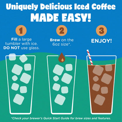 Original Donut Shop | Iced Duos Cookies & Caramel Coffee | 60 Keurig K-Cup Pods (6 Packs of 10)