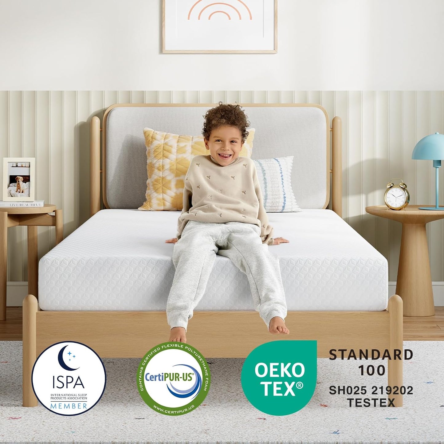 Novilla 8 Inch Queen Memory Foam Mattress - Breathable Comfort & High-Density Support Foam for Pressure Relief