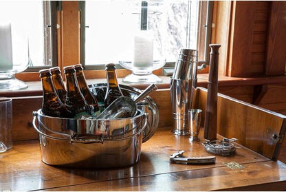 Crafthouse by Fortessa 12" x 5.25" Ice Bucket w/Handle and Drain Tray, Stainless