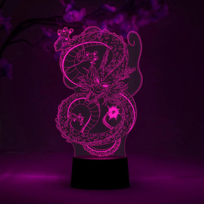 Otaku Lamps Shenron Dragon Ball Super - 16 Color RGB LED Anime Night Light | 3D Room Décor Gift